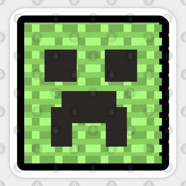 Creeper Minecraft Sticker by Risset